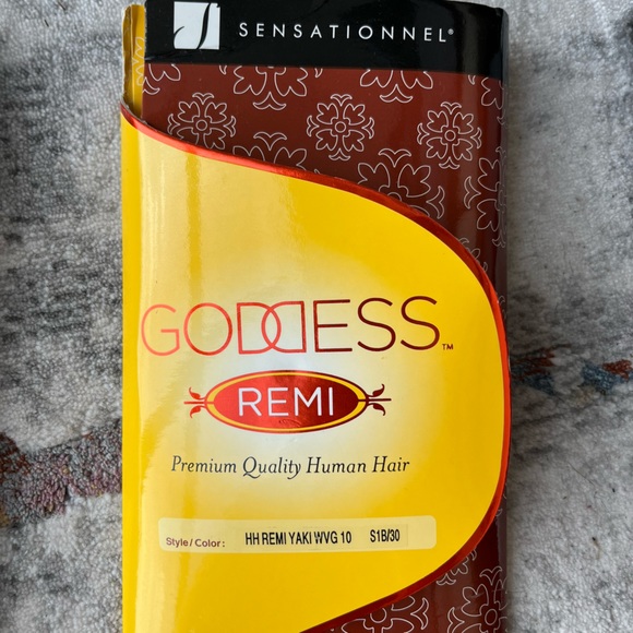 YAKI S1B/30, w/highlights, 10 inch 💯 real human hair extension weave - Picture 4 of 5